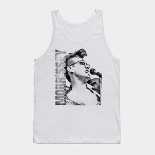 I Am Not A Dog On A Chain-Black & White Illustrations Tank Top